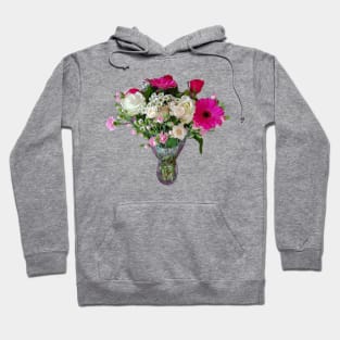 Flowers in a Vase Floral Photo Hoodie